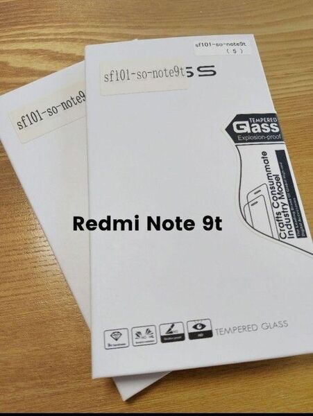 Redmi Note 9t 強化ガラスフィルム 2枚セット