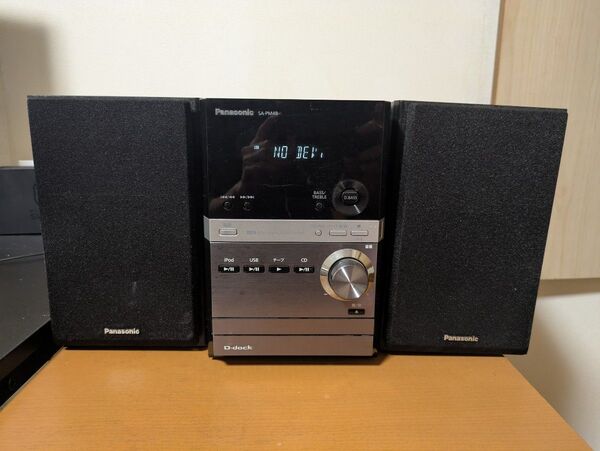 Panasonic パナソニック CDカセットコンポ SA-PM48