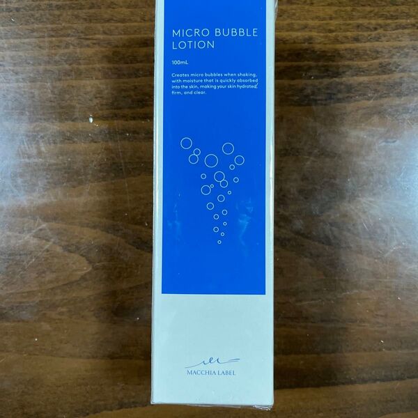 MACCHIA LABEL MICRO BUBBLE LOTION 100mL 未開封