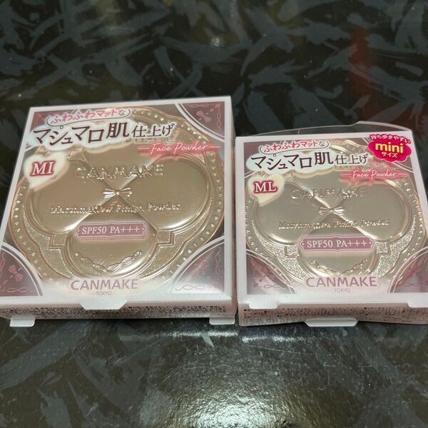 マシュマロ フィニッシュ パウダー 10g(MI マットアイボリーオークル)&MLミニセット未開封