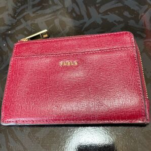 FURLA カードケース レッド