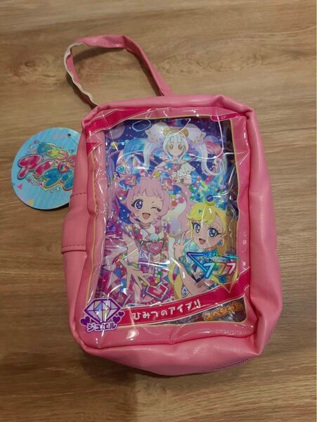 即日発送 ひみつのアイプリ アイプリカード風ポーチ ピンク 新品タグ付き 2