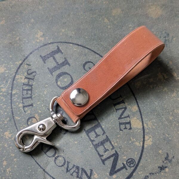 HORWEEN ホーウィン シェルコードバン ベルトループ ナスカン