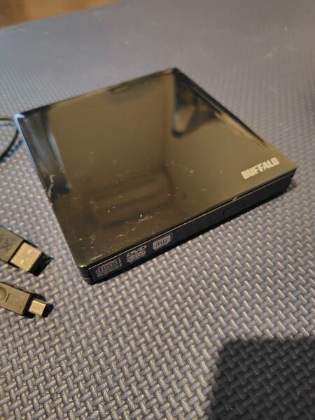 BUFFALO 外付け ポータブルドライブ マルチレコーダー 書き込み DVSM-PS58U2-BK USB端子 バッファロー