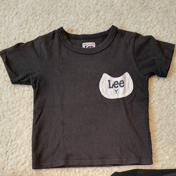 Lee キッズTシャツ ブラック 100㌢