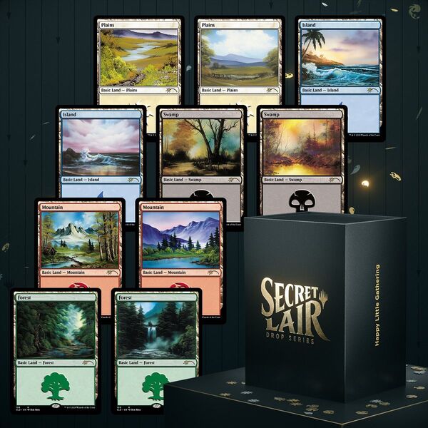 MTG Secret Lair Happy Little Gathering ボブロス土地