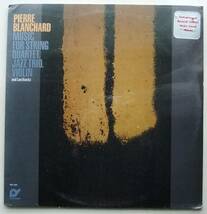 ◆ 未開封・希少 ◆ PIERRE BLANCHARD and LEE KONITZ / Music For String Quartet, Jazz Trio, Violin ◆ Sunnyside SSC 1023 ◆ V_画像1