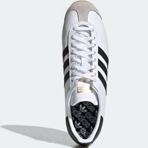 adidas COUNTRY OG ホワイト/ブラック ヒモ新品・徹底洗浄・ホワイトニング・オイル塗布済み 27.0cm