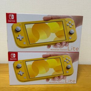 Nintendo Switch Lite イエロー 2個セット 新品未使用 店舗印なし