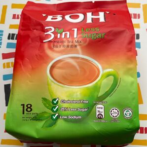 BOH ミルクティー 18個入り マレーシア less sugar