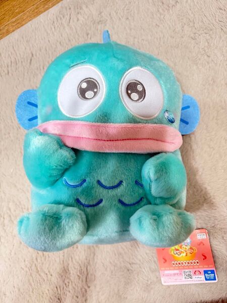 ハンギョドン しょんぼりあめもようBIGぬいぐるみ