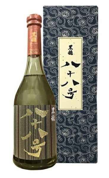 黒龍 純米大吟醸 八十八号 720ml (2024,11) プレミアム日本酒