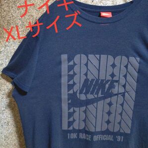 【人気アイテム】NIKE ナイキ Tシャツ デカロゴ 袖プリント レーヨン XL