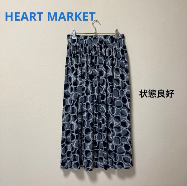 HEART MARKET (ハートマーケット)コットンレーヨン総柄スカート