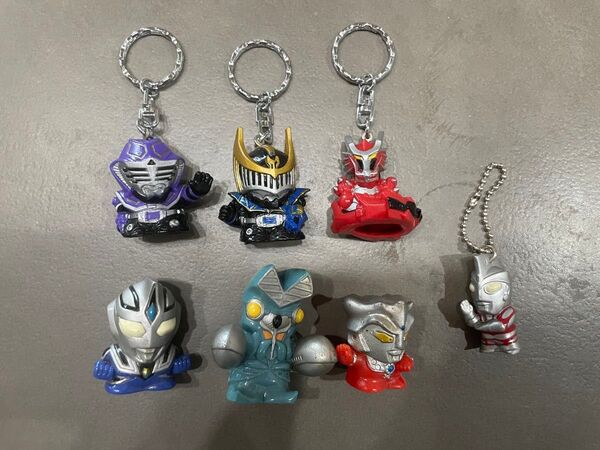 仮面ライダー龍騎 キーフォルダー 指人形 ソフビ まとめ売り 王蛇