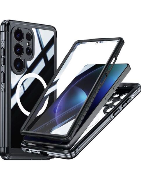 ギャラクシー S25 ウルトラ 両面 ケース クリア Samsung Galaxy S25 Ultra/SC-52F SCG32