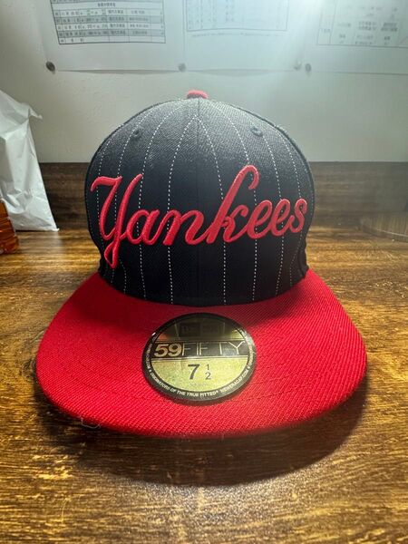 NEW YORK YANKEES SCRIPT New Era 59Fifty Mens ニューエラ