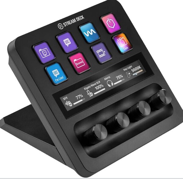 Elgato Stream Deck + ブラック オーディオミキサー