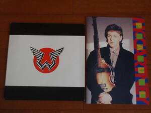 THE BEATLES ビートルズ　WINGSの1980JAPN TOURパンフ+ポールの1990JAPN TOURパンフ