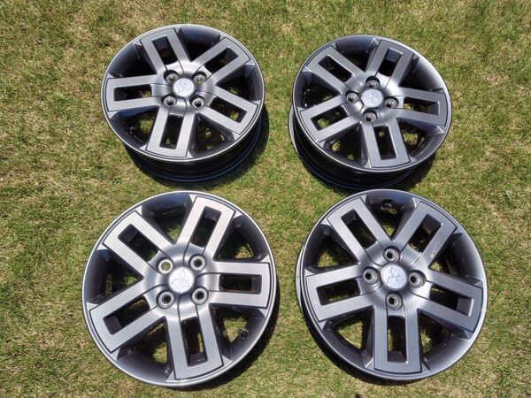 新車外し 三菱 デリカ ミニ 純正 ホイール 15インチ 15×4.5J PCD100