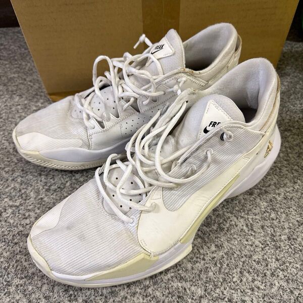 NIKE ヤニス FREAK 31cm 白金 バスケットシューズ