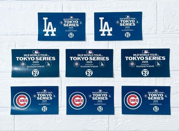 MLB WORLD TOUR TOKYO SERIES 2025 記念グッズ セブンイレブン MLB MLBロゴステッカー