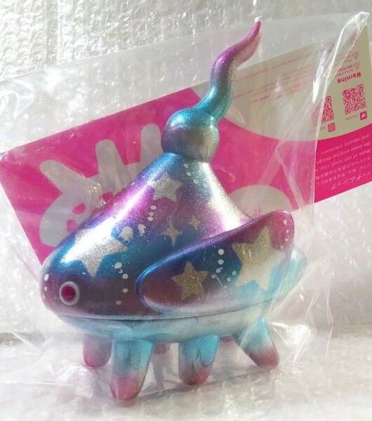 One up. ハナムシック さしみ さし美 限定 インディーズソフビ アートトイ ハンドメイド フィギュア ソフビ 記念 限定品
