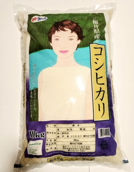 福井県産 コシヒカリ 10kg×1袋 令和6年産 白米 精米5月中旬 単一原料米