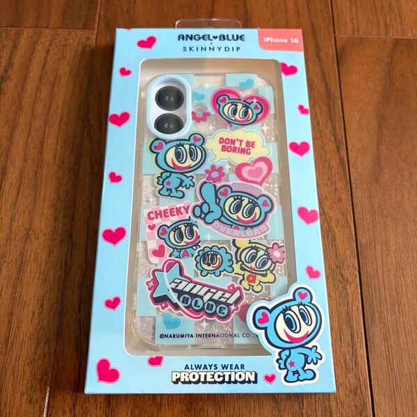 SKINNYDIP スキニーディップ エンジェルブルー iPhone16 ケース