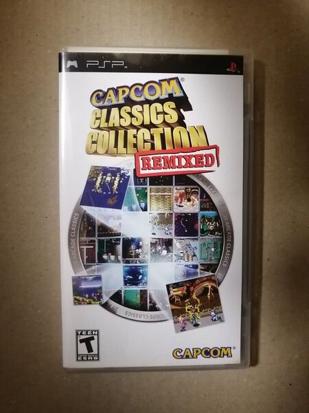 PSP カプコンクラシックスコレクション CAPCOM CLASSICS COLLECTION REMIXED 海外版 動作確認済