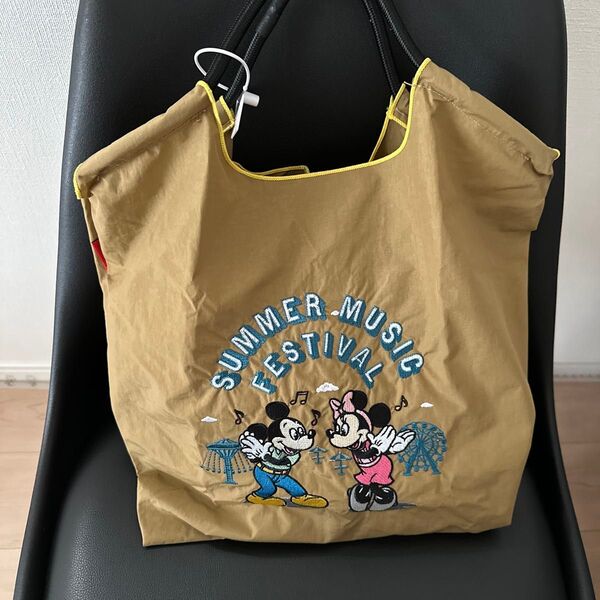 刺繍エコバッグ トート ディズニーサマーミュージックフェスティバル Mサイズ