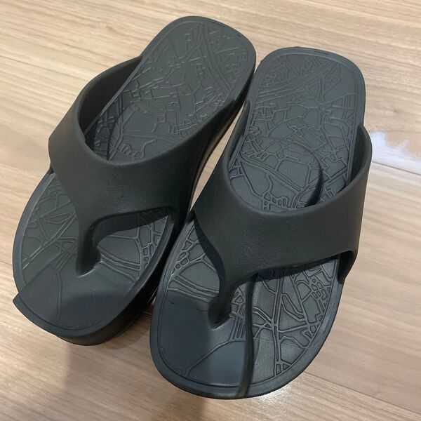 racbaki ラクバキ イージーサンダル 矯正サンダル ブラック Sサイズ