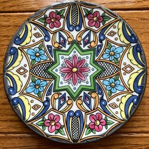 壁掛け スペイン 未使用品 お土産 インテリア 飾り皿 伝統工芸 スペイン製絵皿