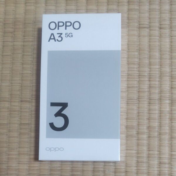 OPPO A3 5G 6.7インチ メモリー4GB ストレージ128GB パープル ワイモバイル