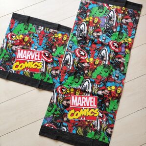 新品未使用!MARVEL好き必見☆ウォッシュタオル&フェイスタオル2枚セット☆ フェイスタオル