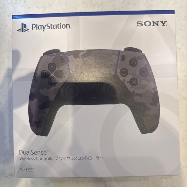 PlayStation5 DualSense ワイヤレスコントローラー CFI-ZCT1J06 (グレーカモフラージュ )