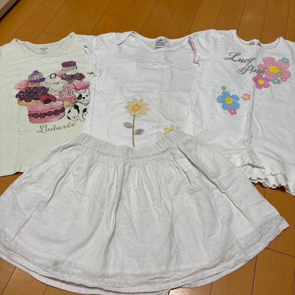 Tシャツ&スカート 130cm用
