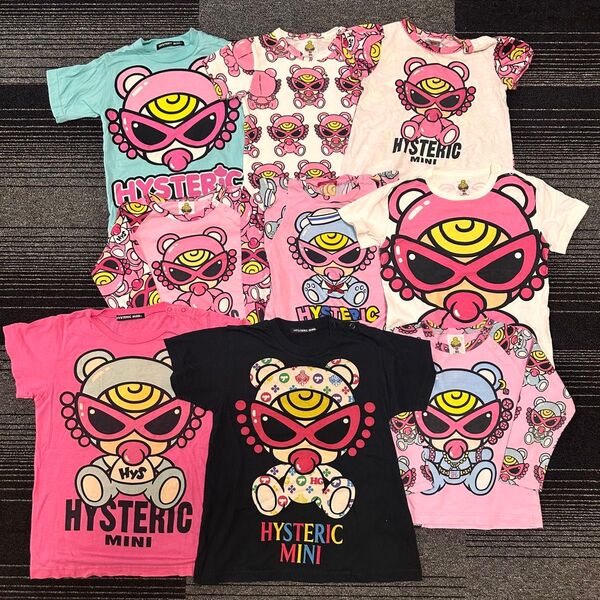 ★HYSTERICMINI テディセット9 半袖Tシャツ 長袖Tシャツ★90