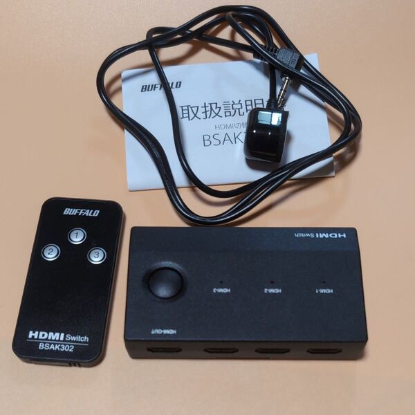 HDMI切替器 BSAK202 バッファロー BUFFALO 3in1out