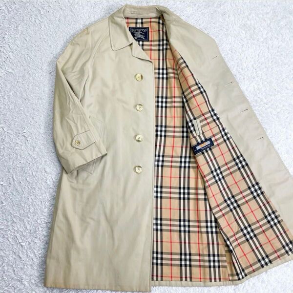 Burberrys バーバリー ステンカラーコート サイズ 90-165 (日本サイズ M〜L 相当)ノバチェック ベージュ
