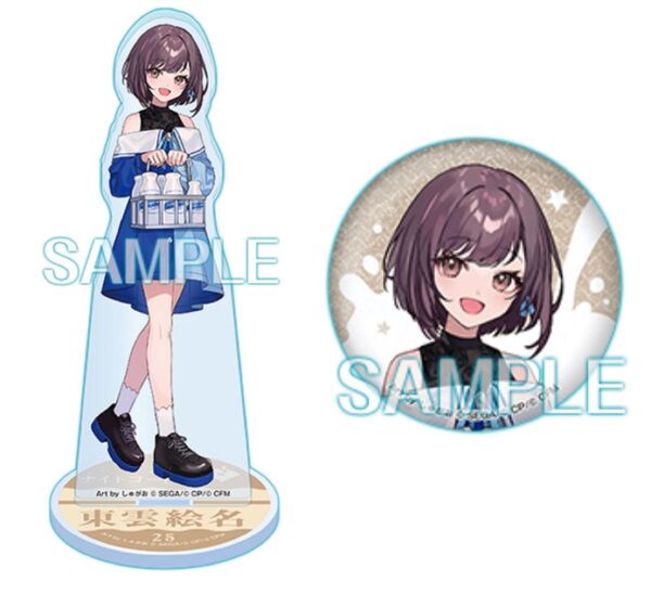 プロセカ 東雲絵名 ローソン アクスタ 缶バッジ グリ缶 アクリルスタンド