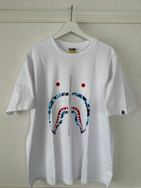 A BATHING APE CAMO SHARK TEE 2XL アベイシングエイプ Tシャツ