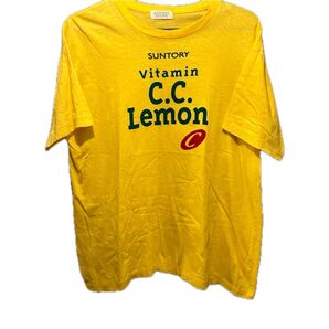 suntory vitamin c c lemon サントリー シーシーレモン 半袖 tシャツ