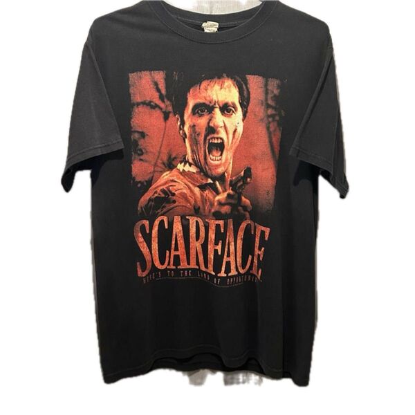 00s jerzees scarface movie ジャージーズ スカーフェイス 映画 t シャツ ムービー t シャツ 古着