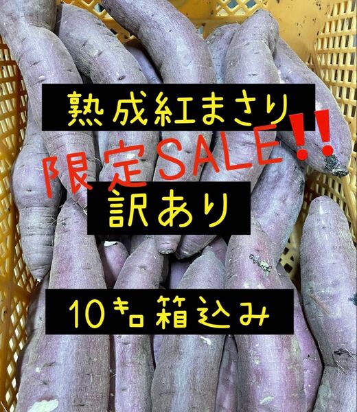 熟成紅まさり訳あり10㌔箱込み