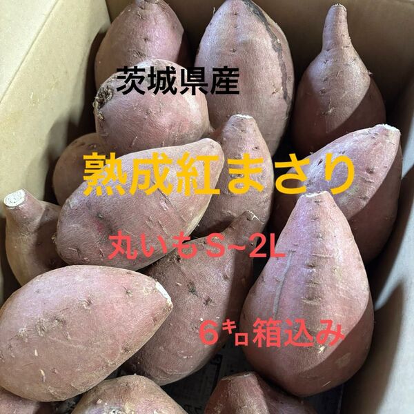 茨城県産熟成紅まさり丸いも6㌔箱込み