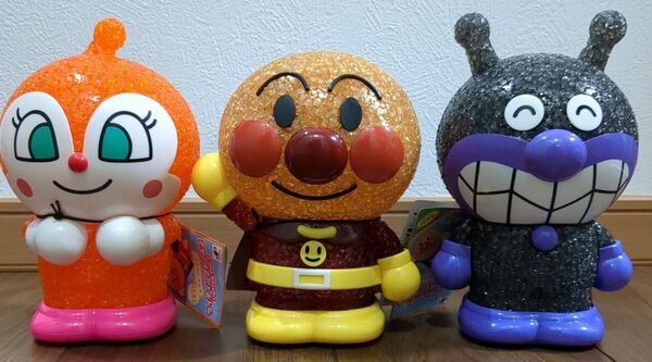 ライティングドール アンパンマン ばいきんまん ドキンちゃん 3点セット