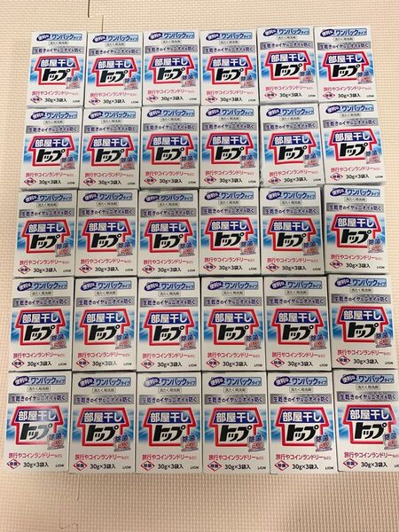【ワンパックタイプ30個】部屋干しトップ 除菌EX