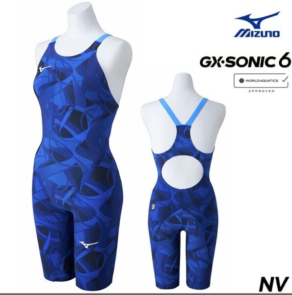 美品!MIZUNO ミズノ 競泳水着 GX SONIC6【NV】Mサイズ