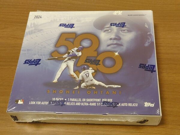 2024 Topps 大谷翔平 50/50 MLB Trading Card 1Box 新品未開封品